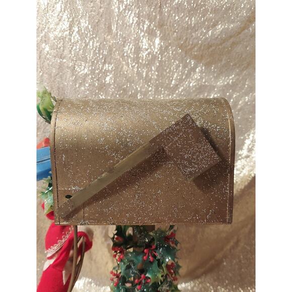 Vintage MCM Pixie Elf Knee Hugger Christmas Mailbox Centerpiece Holiday Decor - Picture 11 of 16